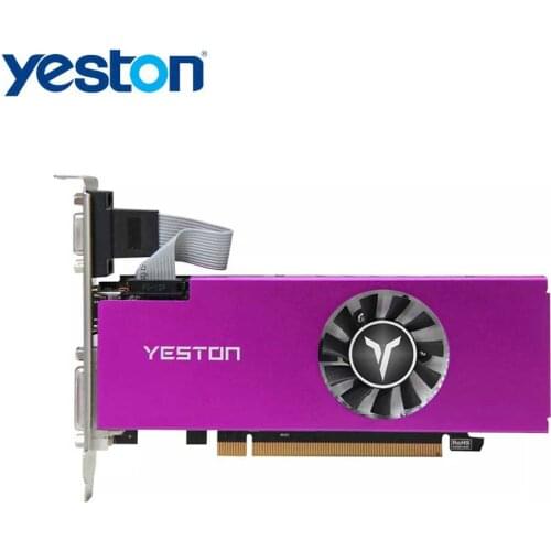 Yeston Radeon RX 550 GPU 4GB GDDR5 128bit Gaming Desktop Computer PC Video Graphics Cards VGA/DVI-D/HDMI-compatible PCI-E 3.0
