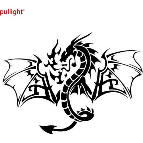 17.8*13CM The Dragon Fire Personality Vinyl Car Body Decal Car Styling Stickers Accessories
