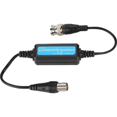 2 Pieces High Definition Coaxial Video Ground Loop Isolator BNC video balun Support HD-CVI/AHD/TVI/CVBS Video Signals