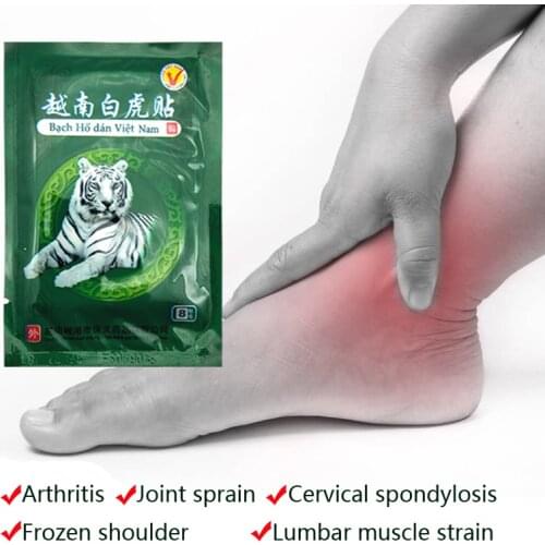 48Pcs Vietnam White Tiger Balm Medical Plaster Rheumatoid Arthritis Joint Pain Relief Neck Back Body Muscle Patches Sticker C069