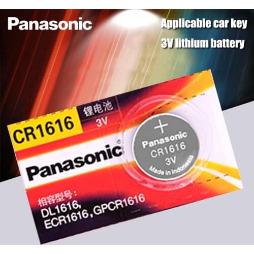 CR1616 1PCS Button Cell Coin Batteries Panasonic 100% Original cr 1616 3V Lithium Battery DL1616 ECR1616 LM1616