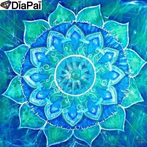 DiaPai 5D DIY Diamond Painting 100% Full Square/Round Drill "Religious Mandala" Diamond Embroidery Cross Stitch 3D Decor A22277