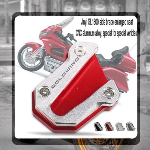 For HONDA Goldwing 1800 GL 1800 GL1800 2018 2019 Motorcycle Kickstand Foot Side Stand Extension Pad Support Plate Enlarge