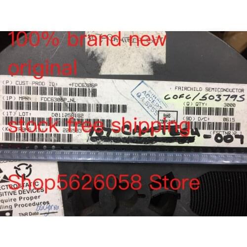 FDC6306P-NL FDC6306P SOT23 100% brand new in stock 50PCS/LOT