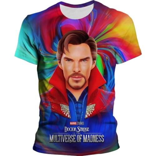 New Avengers Doctor Strange T-shirt Comfortable Fashion clothes for teens Summer fashion mens Children 3D Printed t-shirts