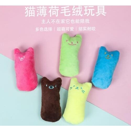 Kitten Catcher Claws Thumb Toy Pet Cats SuppliesFunny Plush Cat Teeth Grinding Toys Interactive Cat Chewing Catnip Toys