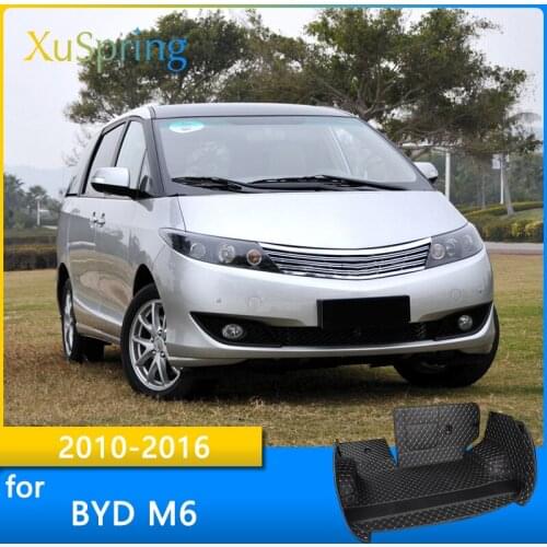 Car Trunk Mat Cargo Liner For BYD M6 2010 2012 2013 2014 2015 2016 Rear Tail Durable Boot Cover Protective Styling