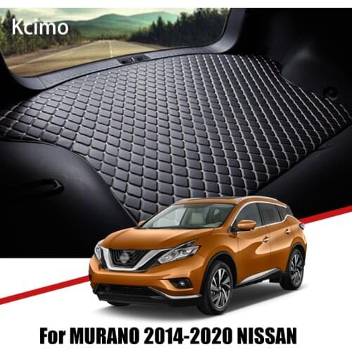 Leather Car Trunk Mat for Nissan Murano Z52 2014-2020 Carpet Tail Cargo Liner Pad Boot Mat 2015 2016 2017 2018 2019 2020
