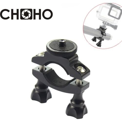 Bike Handlebar Mount Bicycle Motorcycle CNC Aluminum Holder Vlog for Gopro Hero 9 8 7 5 6 Yi DJI OSMO Action Camera Accessories