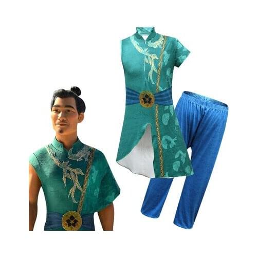Hot Raya and The Last Dragon Cosplay Costume Halloween for Kids Anime Cosplay Clothes Fancy Set Children Performance Costume