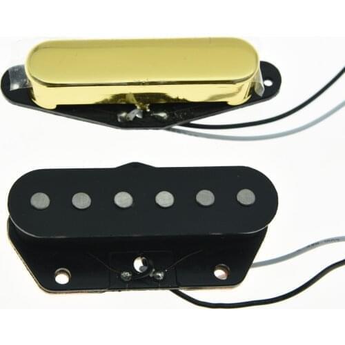 Set of 2 Vintage Sound Pickup Alnico 5 Tele Pickups Set Fits for Telecaster Gold