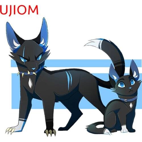 UJIOM Wall Stickers Cartoon Scourge on the Name of All Good Cats Wallpaper Decoration Sticker Accessories Room Home Decor Decals