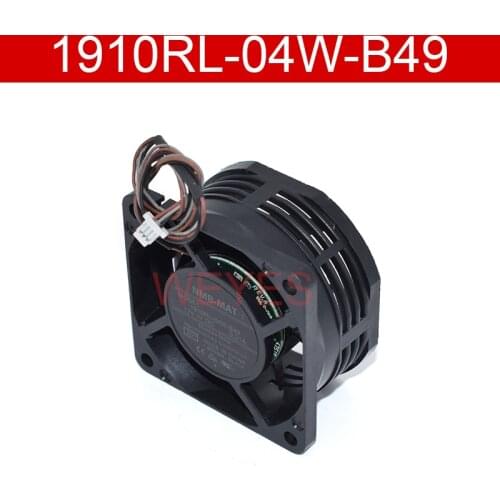 Genuine 1910RL-04W-B49 X01 DC 12V 0.21A 47x47x25mm 3-wire Server Cooler Fan