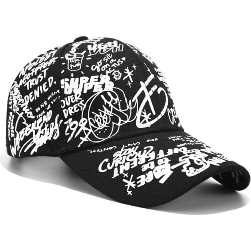 NIANKA006 New Autumn Mens Print Letter Baseball Caps Womens Casual Hip Hop Snapback Hats Gorros