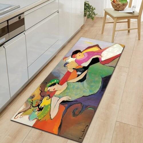 The New Art Entry Floor Mats Kitchen Bedroom Non-Slip Mats Living Room Decoration Household Carpets