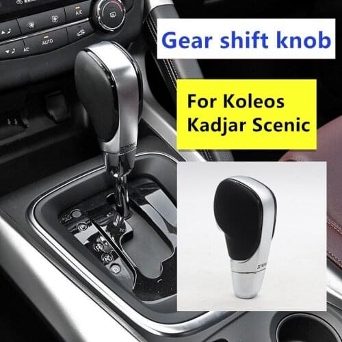 New Style Gear Shift Knob Interior Part for Renault Koleos Scenic Kadjar QM5 QM6 Talisman Megane Captur Clio Fluence Accessories