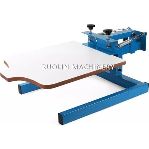 NS101 Single color 1 Station 2021 Brand New Removable Pallet Special Design for Beginners DIY Screen Press Printing Machine