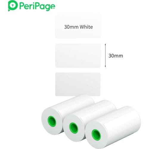 PeriPage 3 Rolls Label Paper Sticker Self-Adhesive Waterproof Oil-proof for PeriPage A6/A9/A9s/A9 Pro/A9 Max/A9s Max Printer