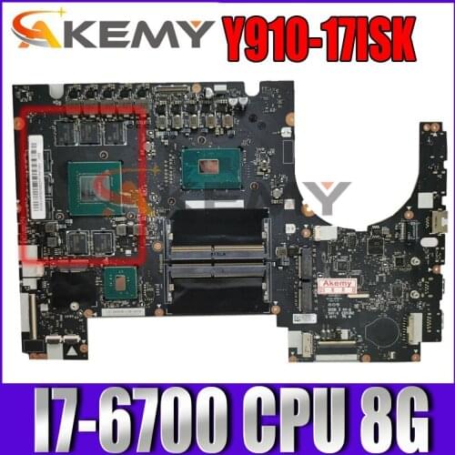 Applicable to Y910-17ISK notebook motherboard I7-6700 8G FRU 5B20M56058 5B20M56032