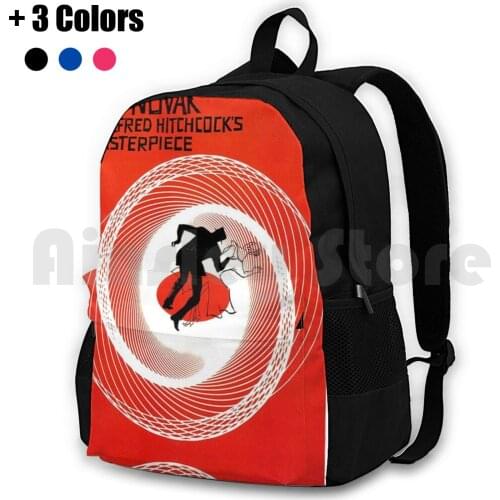 Vertigo Outdoor Hiking Backpack Waterproof Camping Travel Movie Movies Film Films 50S 60S 70S 80S 90S 1950S 1960S 1970S 1980S