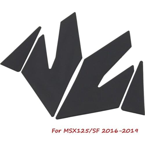 Motorcycle Anti-Heated Gas Tank Side Grip Traction Knee Protector Sticker Anti Slip Pad For Honda MSX125 MSX125SF 2016-2019
