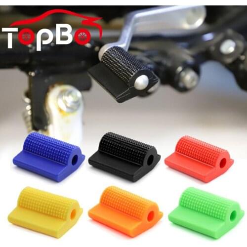 Rubber Motorcycle Shoe Pedal Cover Protector Lever Universal Motorcycle Shift Gear Foot Peg Toe Gel Protection Motor Accessory