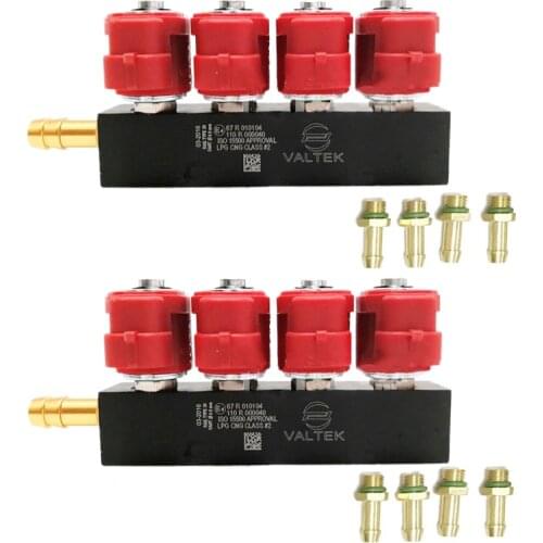 LPG CNG Valtek Injection Rail and accessories for 8 Cylinder Multipoint Sequential Injection System