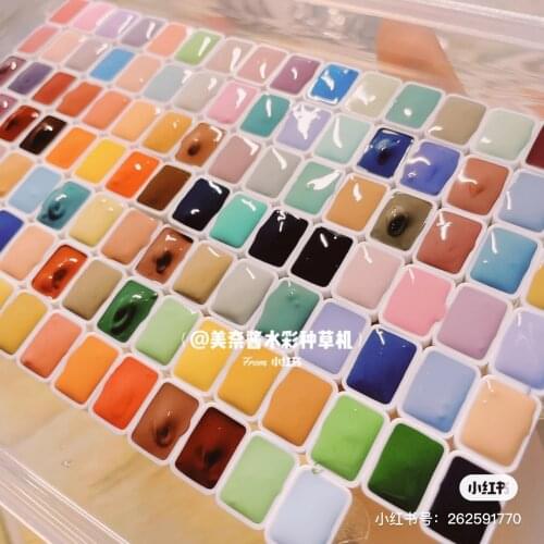 Super Vision Artist Series Morandi Macaron Candy Color Advanced Gray Nail Art Watercolor Paint Distributed Art Supplies