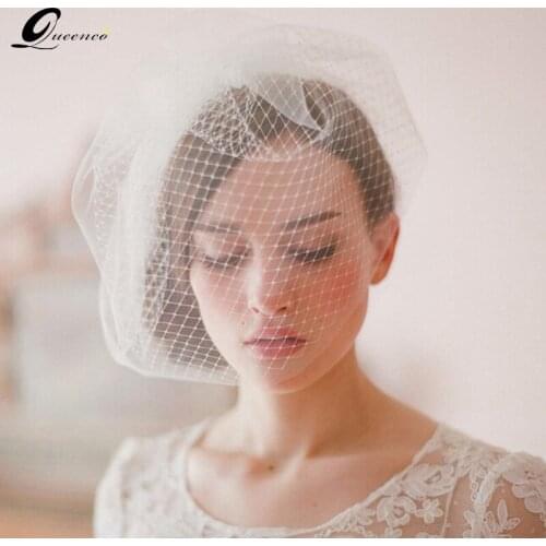 Retro bridal Veil hair accessories Bride veiling handmade women hair comb double layer wedding accessories tiara