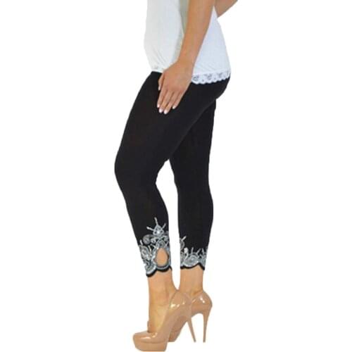 Plus Size Feminino 2021 Women Sport Leggins Print Workout Mid Waist Running Pants Fitness Elastic Leggings Vetement Femme