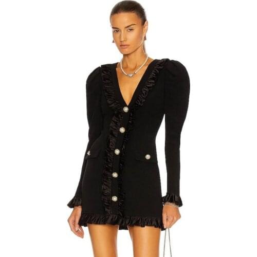 2021 New Sexy Women Dress Bodycon Elegant Woman Party Evening Dresses Button Summer Autumn Clothing