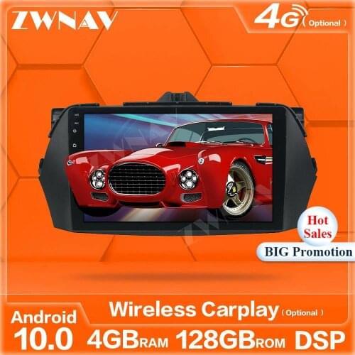 128GB Wireless Carplay Android 10 Screen Multimedia Player For Suzuki Ciaz Alivio 2015 2016 2017 2018 GPS Audio Radio Head Unit