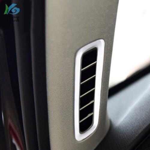 2015-2018 For VOLVO XC90 S90 V90 Car-Styling Air Conditioning Outlet Frame Cover Car Decoration Trim Sticker Car Accessories