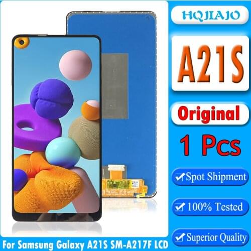 AAA New Original LCD For Samsung Galaxy A21s A217 LCD Touch Screen Digitizer LCD For Samsung A21s LCD SM-A217F/DS LCD Display
