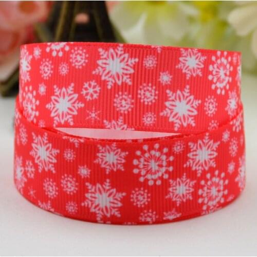 7/8'' 22mm,1" 25mm,1-1/2" 38mm,3" 75mm Snow Character printed Grosgrain Ribbon party decoration X-01464 10 Yards