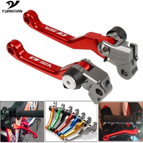 Motorbike CNC Aluminum Brake Clutch Lever For Honda CRF250R CRF 250R CRF250 R 2007-2018 2017 2016 2015 2014 Dirt Bike Motocross
