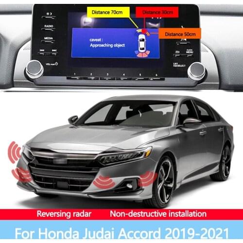 Car Sensor Parking Sensor Radar Sound Warning Indicator Probe System Before After Reversing For Honda Judai Accord 2019-2021