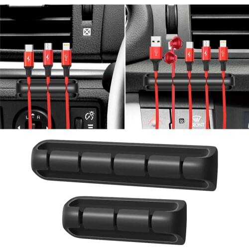 Car Cable Organizer Wire Storage Holder Clip For Kia Rio K2 Buick Citroen C4 C5 C3 xsara picasso berlingo Ssangyong kyron