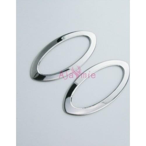 Side Lamp Cover Bumper Trim 2011-2013 2014-2016 2017 Stainless Steel 2 pcs Chrome Car Styling For Nissan Juke Accessories