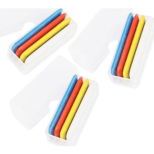 KAOBUY 12Pcs Professional Multicolor Tailors Chalk Sewing Fabric Chalk Fabric Marker Patchwork Clothing Pattern DIY Sewing Tool