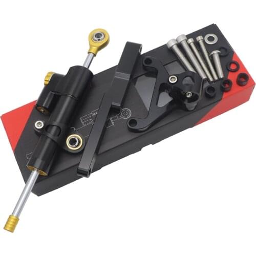 For HONDA CB1000R 2008-2016 Motorcycle Aluminium Steering Stabilizer Damper Mounting Bracket Kit