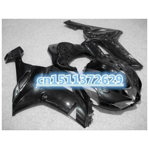 Bodywork for Kawasaki Zx6r 08 Fairing Kits 636 Zx-6r 2008 07 636 Glossy Black-Dor D