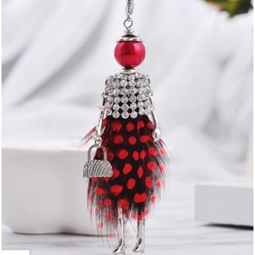 Doll pendant necklace fashion jewelry