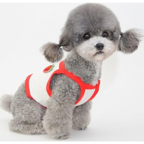 Summer Dog Clothes Vest Puppy Costume Yorkshire Chihuahua Shih Tzu Maltese Poodle Bichon Pomeranian Schnauzer Dog Clothing