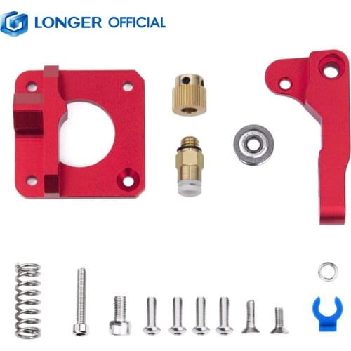 Longer LK1 LK4 LK4 PRO LK5 PRO 3D Red Metal Extruder Aluminum 1.75mm Filament for support other brand 3d printer