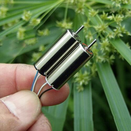 2PCS 8.5mm*23mm Mini Coreless Motor DC 3V 3.7V 4.2V 40000RPM High Speed Strong NdFeB Magnetic Large Torque For RC Toy Drone