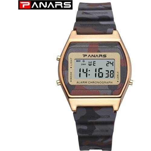 Men Sport Watch Waterproof Camouflage Military Wristwatches Man LED Electronic Clock Square Digital Watches For Men Reloj Hombre