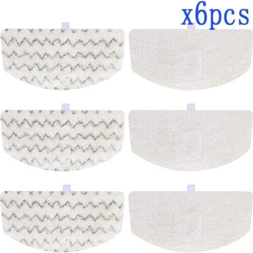 6 Pack Steam Mop Pads Compatible Bissell PowerFresh 1806 1940 1544 1440 Series, Replacement Part Model #5938#203-2633