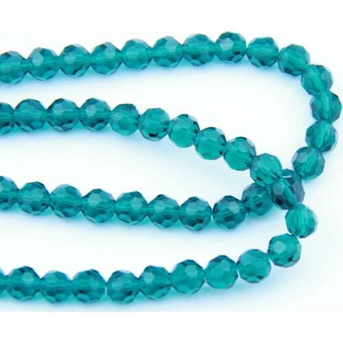 New Arrival Fashion Peacock Green 4-12mm Crystal Prism Part 32 Faceted Ball Beads Fancy Jewelry Necklace Craft Curtain DIY Part