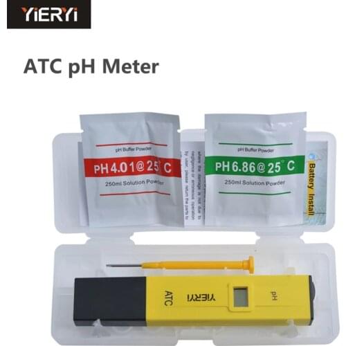 NEW Metal Probe Digital pH Test Pen Portable pH Meter Water Quality Analyzer pH Tester With Box